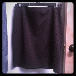 LOFT Black mini skirt